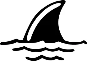 Shark Fin Decal / Sticker 16