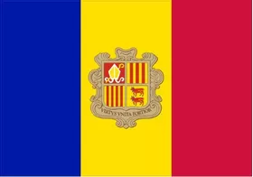 Andorra Flag Decal / Sticker 01