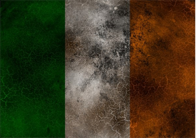 Ireland Flag Decal / Sticker 04