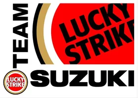 Lucky Strike Team Suzuki Decal / Sticker 06