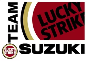 Lucky Strike Team Suzuki Decal / Sticker 08