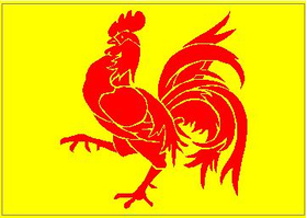 Wallonia Flag Decal / Sticker