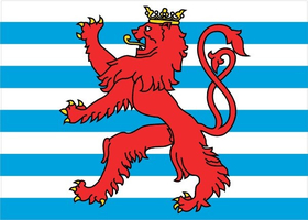 Luxembourg Flag Decal / Sticker  02