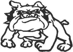 Bulldog Decal / Sticker 15