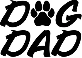 Dog Dad Decal / Sticker 01