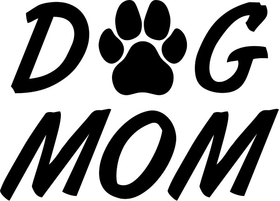 Dog Mom Decal / Sticker 01