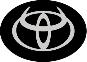 Toyota Devil Horns Decal / Sticker 05