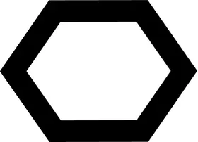 Hexagon Decal / Sticker 03