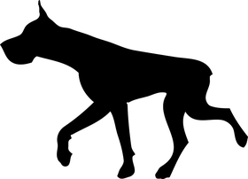 Great Dane Decal / Sticker 05