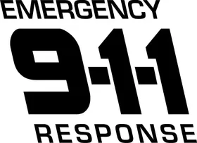 Emergency Response 911 Decal / Sticker 02