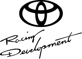 Toyota Racing Development Decal / Sticker 58