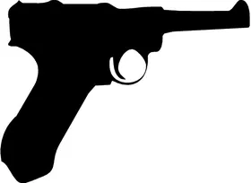 Luger P08 Gun Decal / Sticker