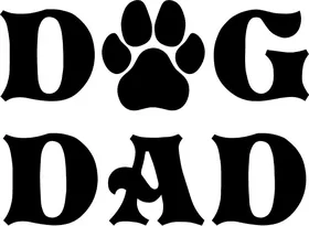 Dog Dad Decal / Sticker 03