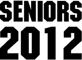 Seniors 2012 Decal / Sticker