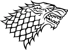 Game of Thrones House Stark Decal / Sticker 01