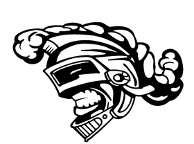 Trojans Mascot Decal / Sticker