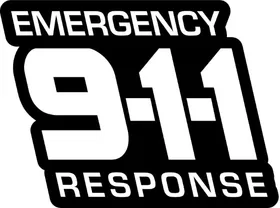 Emergency Response 911 Decal / Sticker 04