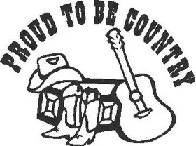 Proud to be Country  Decal / Sticker