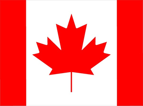 Canadian Flag Decal / Sticker 05