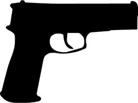 Pistol Decal / Sticker