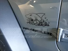 Land Shark Decal / Sticker 02