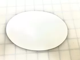 Matte White 6x4 Inch Oval Magnet Blank