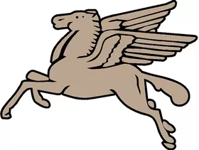 MobilGas Pegasus Decal / Sticker 22