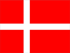 Denmark Flag Decal / Sticker