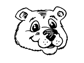 Bear Mascot Decal / Sticker