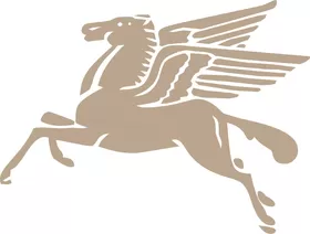 MobilGas Pegasus Decal / Sticker 25