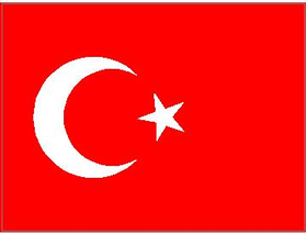 Turkey Flag Decal / Sticker