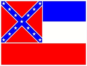 Mississippi Flag Decal / Sticker 02