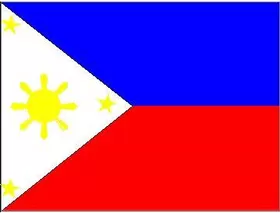 Filipino Flag Decal / Sticker 01