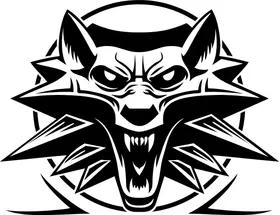 The Witcher Wolf Decal / Sticker 05