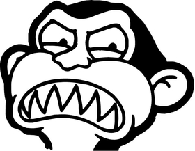 Family Guy Evil Monkey Decal / Sticker 03