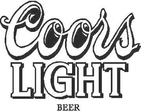 Coors Light Decal / Sticker 03