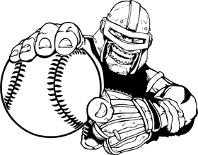 Knights Baseball Mascot Decal / Sticker