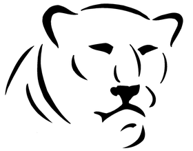 Lions Mascot Decal / Sticker 7