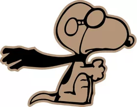 Pilot Snoopy Decal / Sticker 16