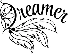 Dreamer Dreamcatcher Decal / Sticker 01