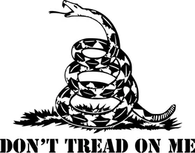 Don't Tread on Me Decal / Stickers 05