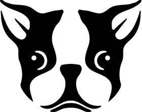 Boston Terrier Decal / Sticker 02
