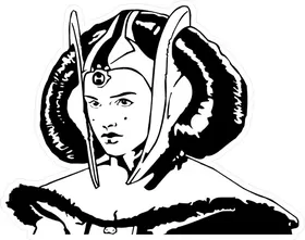 Padme Amidala Decal / Sticker 02