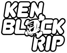 Ken Block RIP Decal / Sticker 14