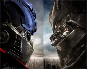 Optimus Prime VS. Megatron Decal / Sticker 01