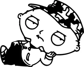 Stewie Griffin Decal / Sticker 04