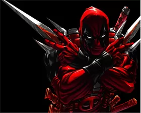 Deadpool Swords Decal / Sticker 10