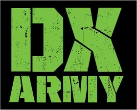 DX Army Decal / Sticker 01