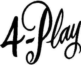 4-play Lettering Decal / Sticker