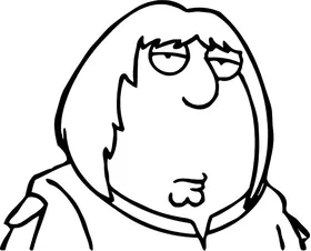 Family Guy Chris Griffin Decal / Sticker 02